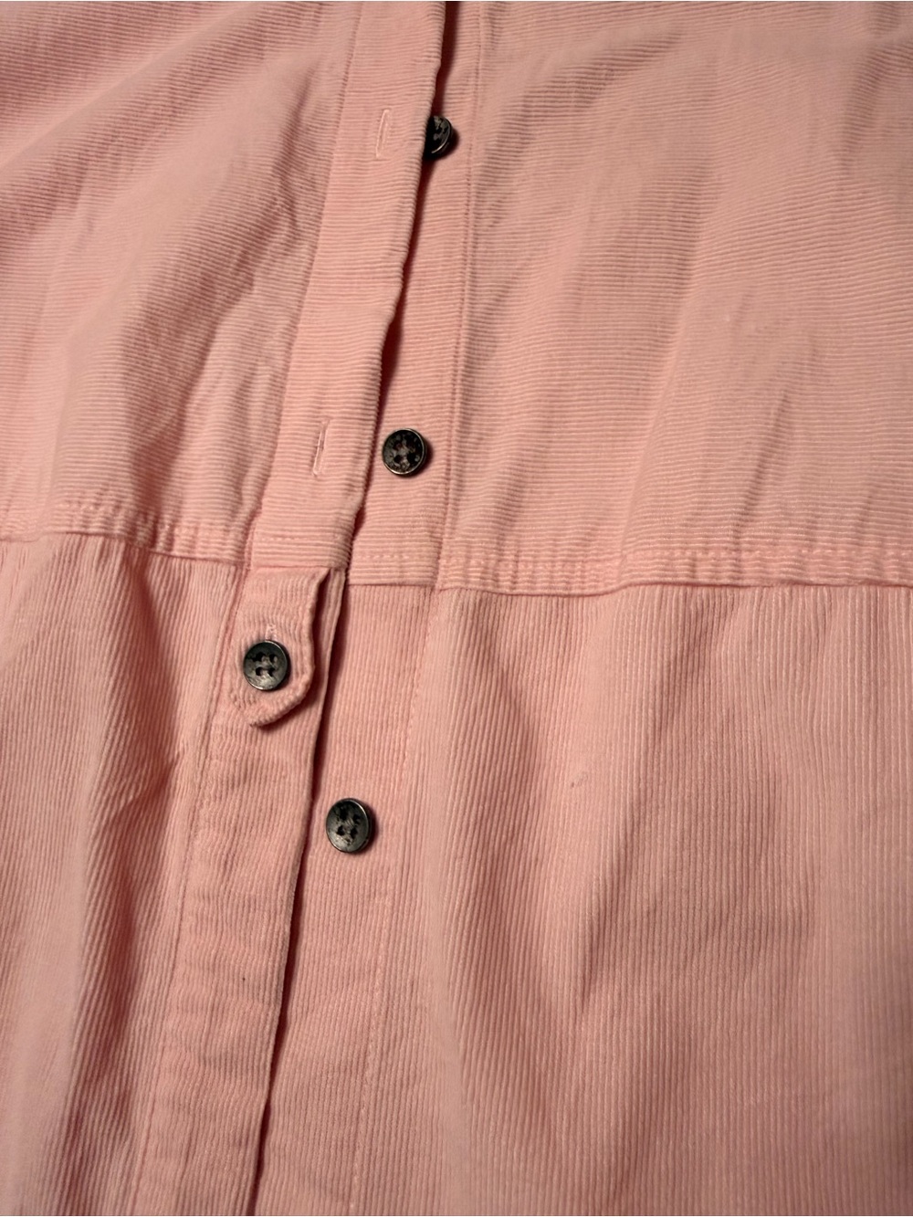 J. Jill Soft Pink Button-Front Tunic Blouse - Picture 4 of 7